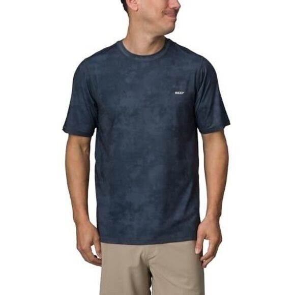 Reef Other - Reef Men's Serps up Short Sleeve Surf Shirt - Pirate Bla, L